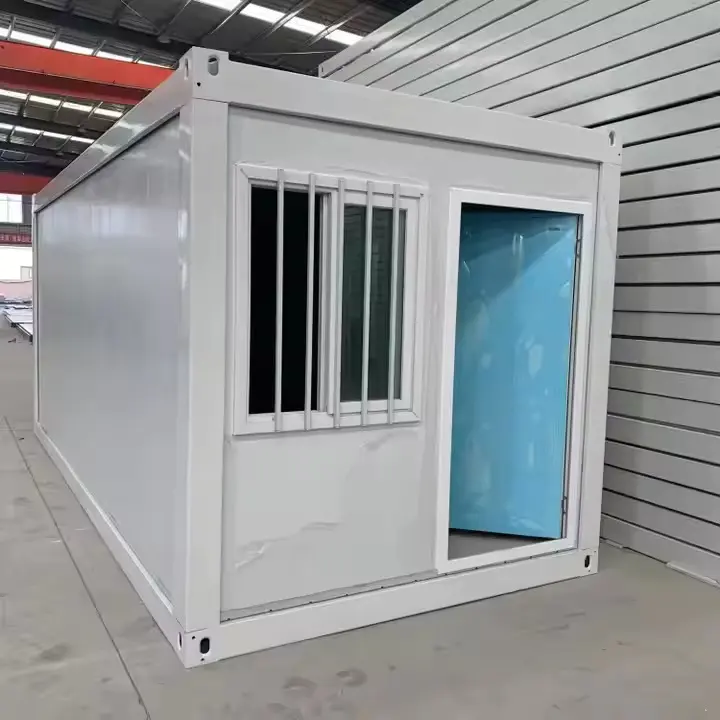 Apa fitur kinerja standout saka ijo, daur ulang, 20ft flat-pack omah-omahé wadhah ing dunyo construction prefabricated?